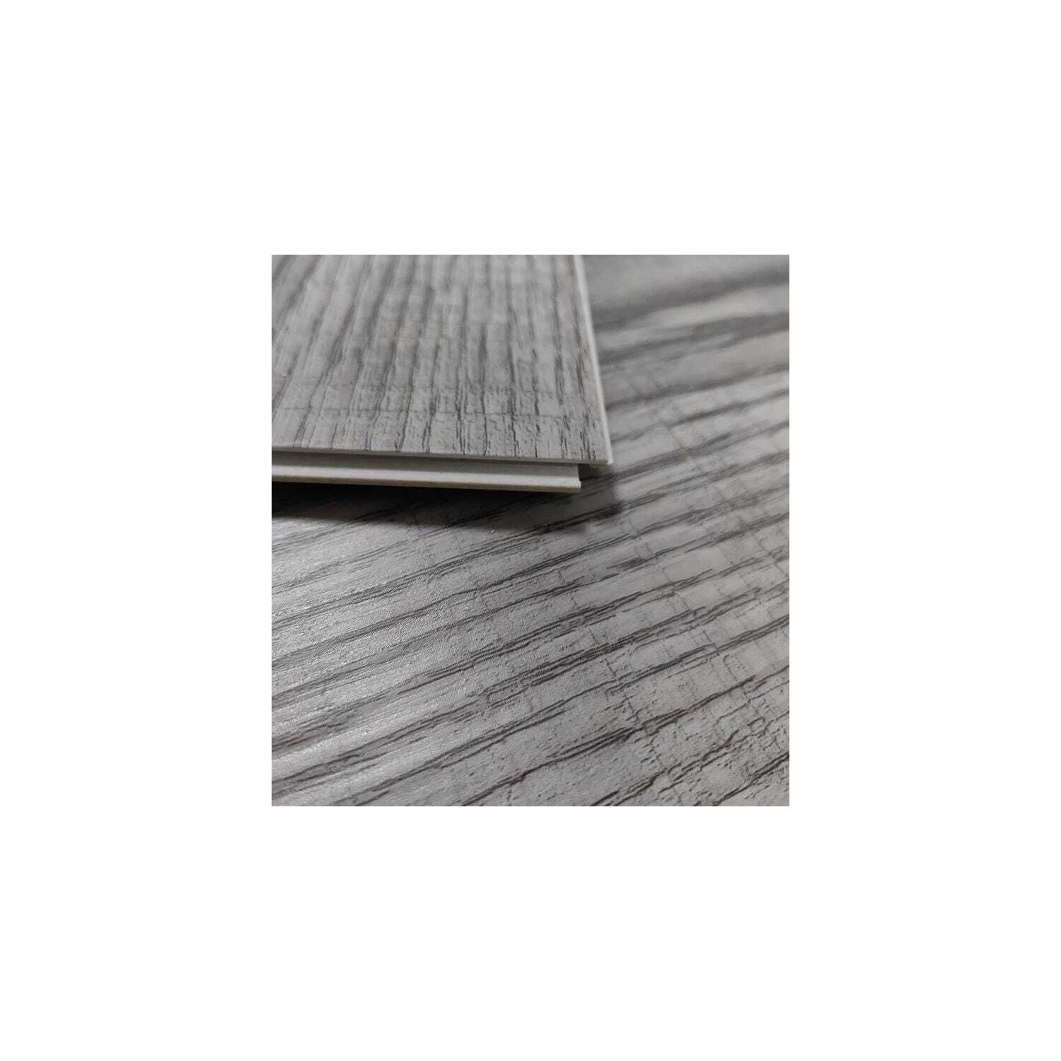 Elegant Kitchen & Bath LVFGRY01-7-5.5-V2 7 x 48 x 5.5 mm 12 Mil Luxury Vinyl Flooring, Fossil Oak Grey