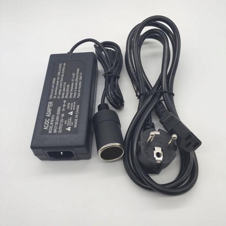 car cigarette lighter socket 12v to 240v ac inverter AC 240V to DC 12V 6A 72W Car Cigarette Lighter Power Converter Adapter  Inverter
