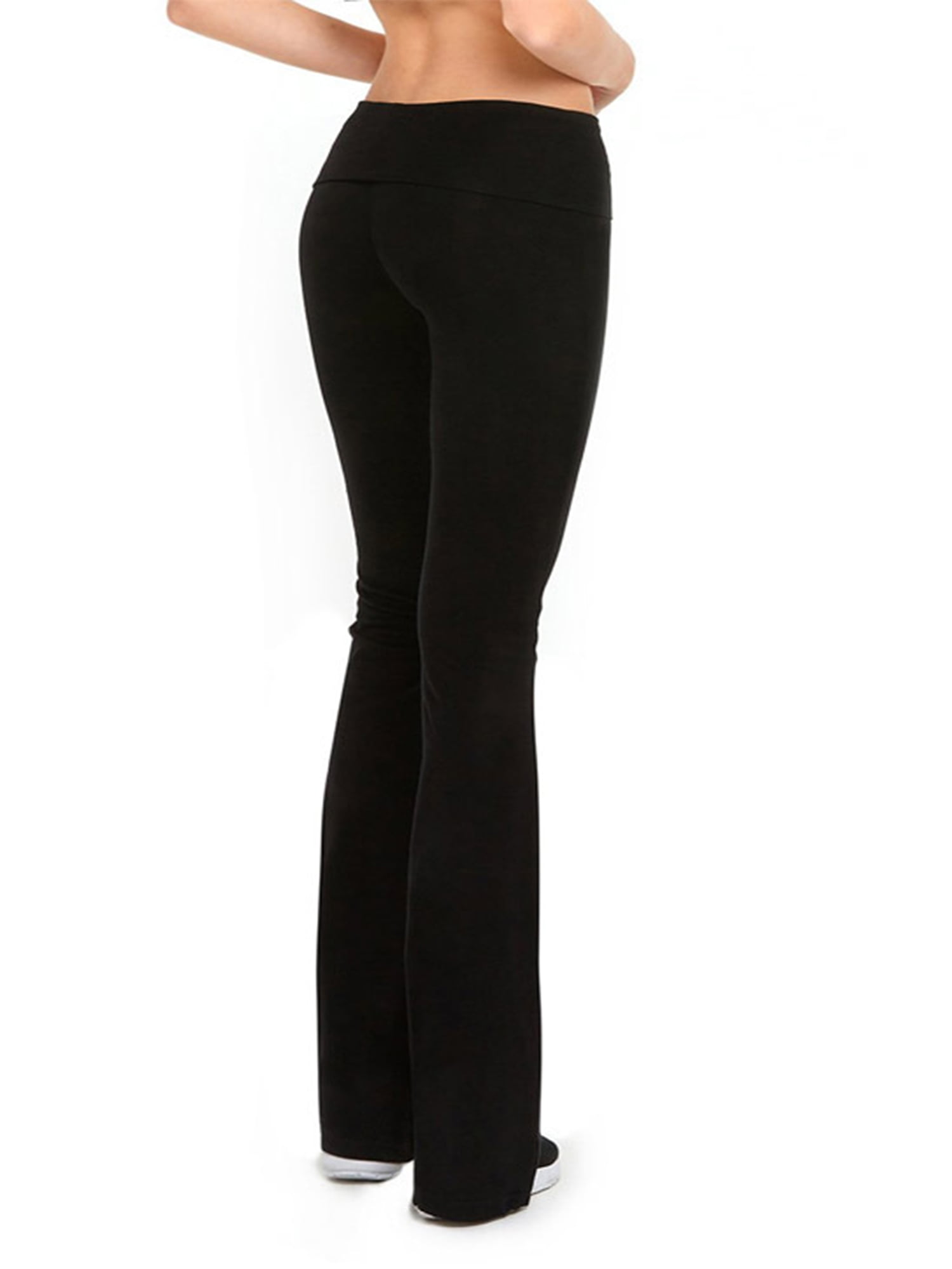 Trouser Pants High Waist Stretch Flare 