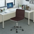 thumbnail image 2 of Alden Design Task Chair with Swivel & Adjustable Height, 265 lb. Capacity, Brown, 2 of 8