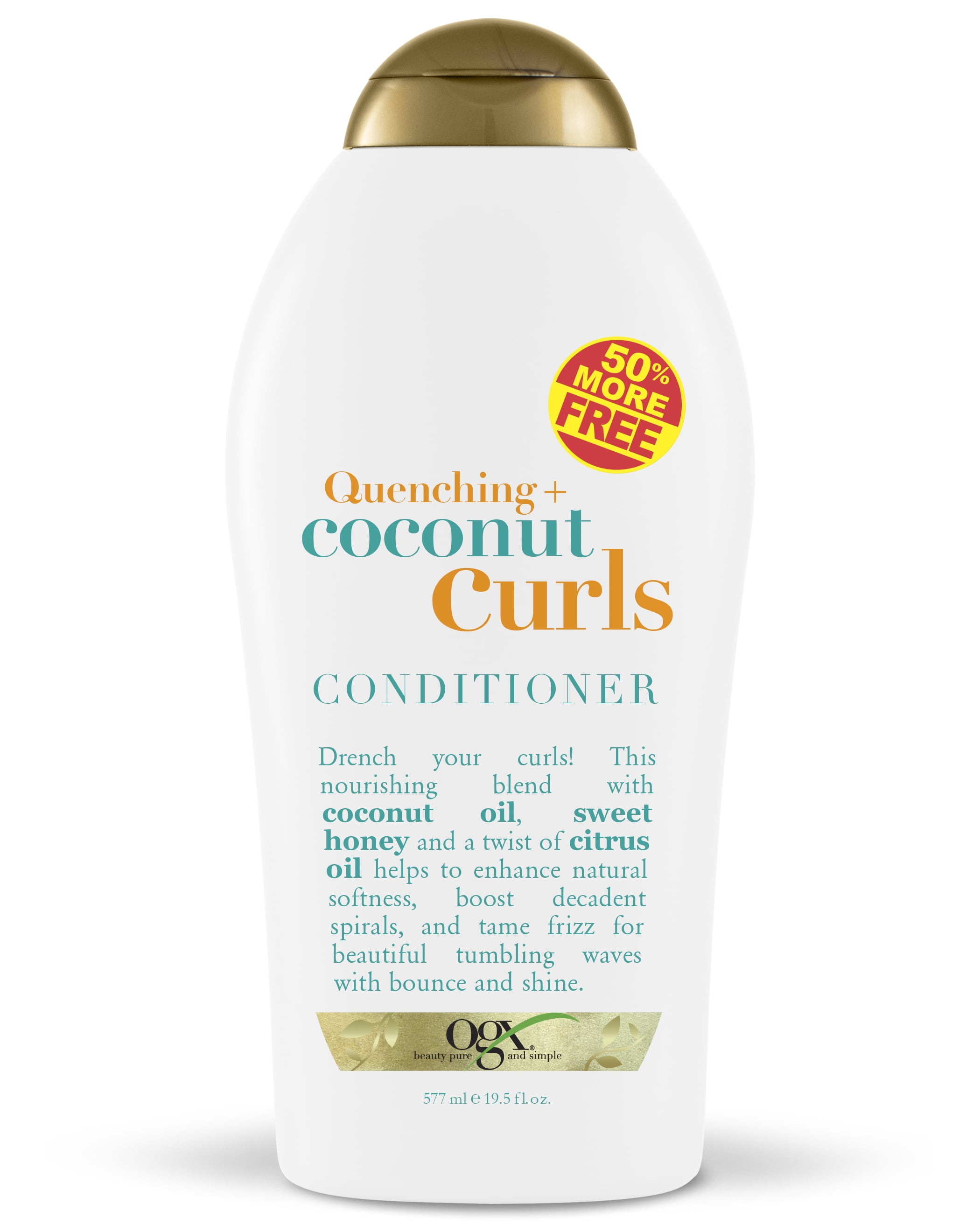 OGX Quenching + Coconut Curls Curl-Defining Conditioner, Nourishing