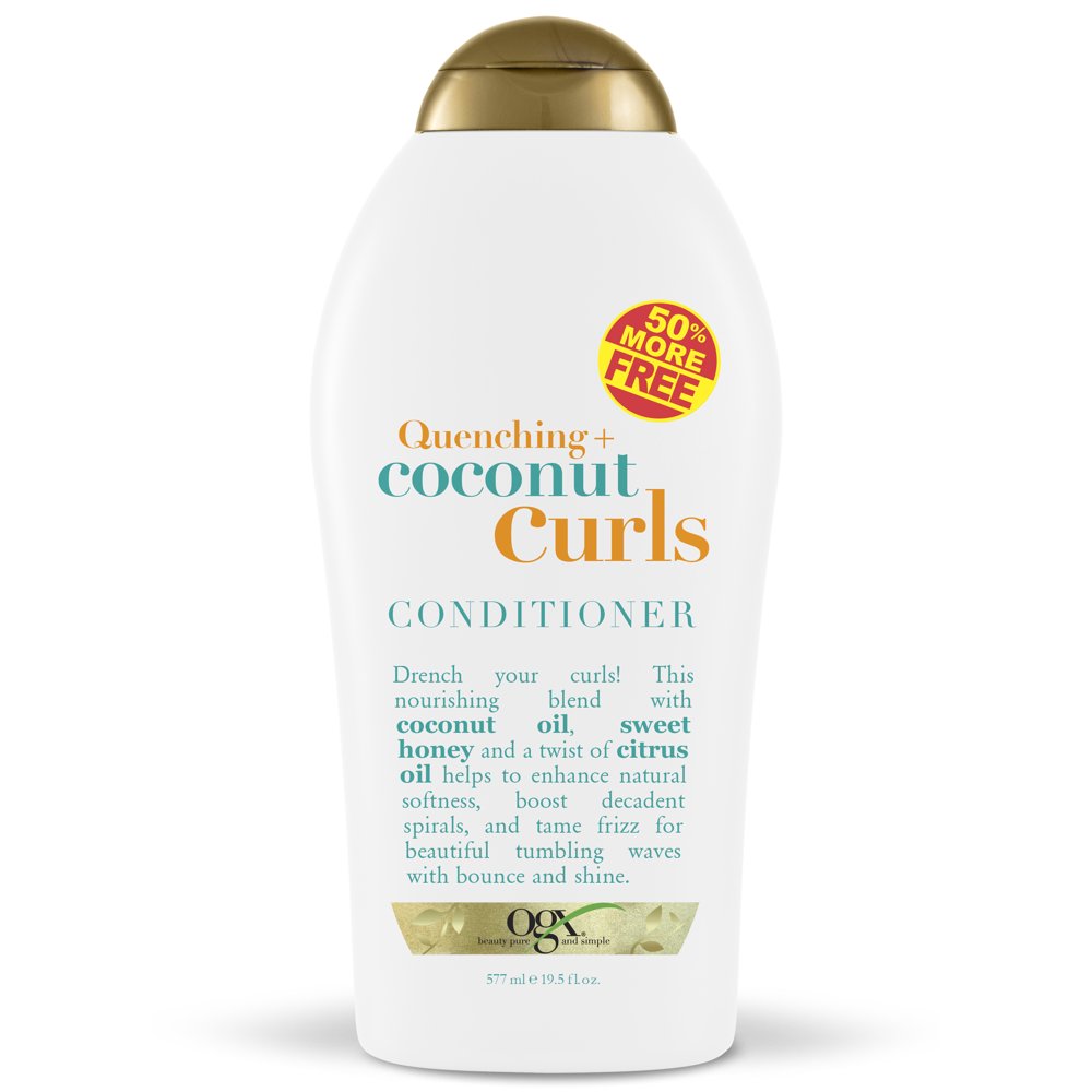 OGX Quenching + Coconut Curls CurlDefining Conditioner, Nourishing