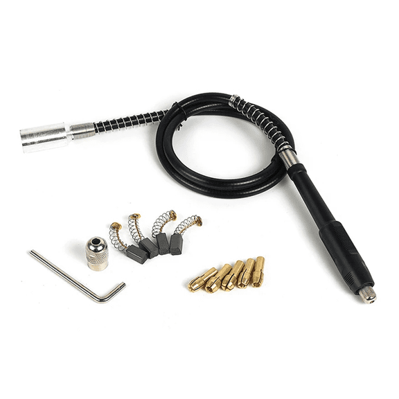 M19x2 Flexible Shaft for Engraver Accessories for Rotary Tools Flexible Shaft Drill with Chuck for M Black plastic metal