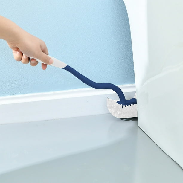 Household Toilet Brush Squatting No Dead Angle Cleaning Brush Bathroom Washing Toilet Brush Long Handle Bidet Cleaning Brush