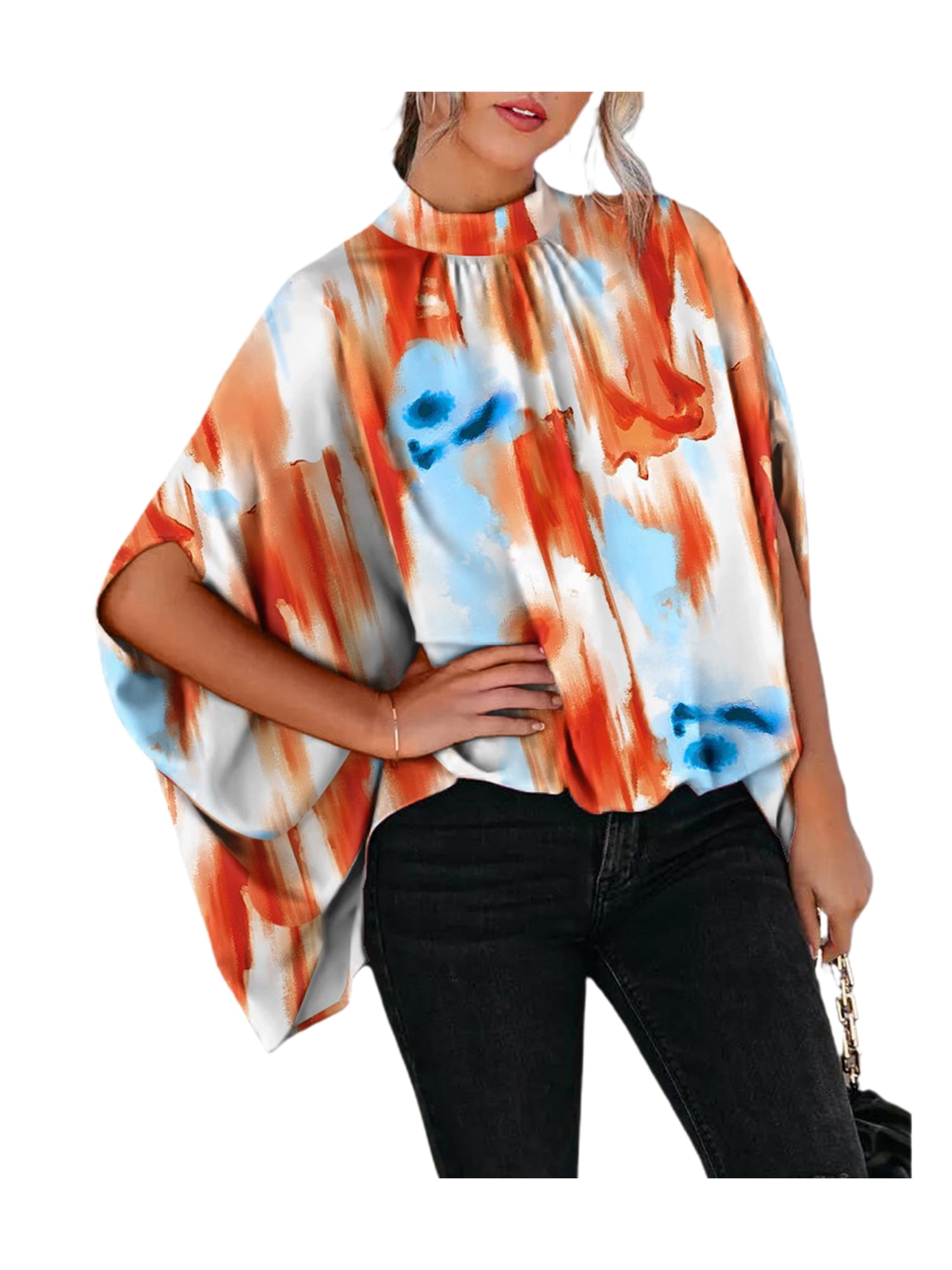 loose batwing top