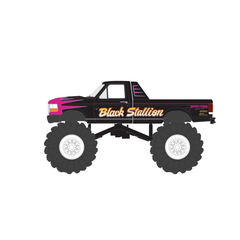 1992 Ford F-250 Monster Truck, Black Stallion - Greenlight