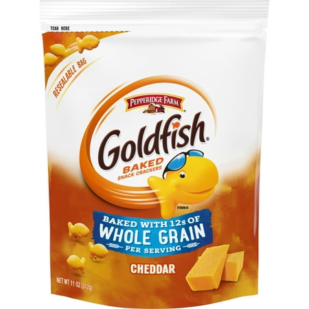 UPC 014100044444 product image for Pepperidge Farm Goldfish Cheddar Crackers, Baked with Whole Grain, 11 oz. Reseal | upcitemdb.com