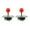 Color:Red, variant on Pair Adjustable Long Handle Joystick with 2/4/8 Way Operation & Ball Handle Competition Style Joystick for Game Cabinet