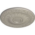 thumbnail image 3 of Ekena Millwork 20 1/4"OD x 1 1/2"P Lunel Ceiling Medallion (Fits Canopies up to 3 3/4"), Hand-Painted Pearl White, 3 of 6