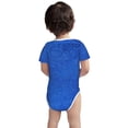 thumbnail image 5 of Daiia Blue Glitter Printed Unisex-Baby Short Sleeve Onesies Bodysuits Baby Climbing Clothes Soft and Comfortable Romper with Expandable Shoulder Design-12 Months, 5 of 8