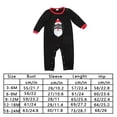 thumbnail image 3 of Conjunto de pijamas familiares navideños con cuello redondo, pantalones superiores, ropa de dormir, ropa de dormir BB Sweethay HA001257-05, 3 of 7