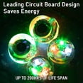 thumbnail image 2 of LED Fishing Lures Assortment Deep Drop LED Fishing Spoons Underwater Flasher Diamond Lights Trolling Lures Halibut Rig LED Eyes-10 Pack LED Eyes-10 Pack, 2 of 8