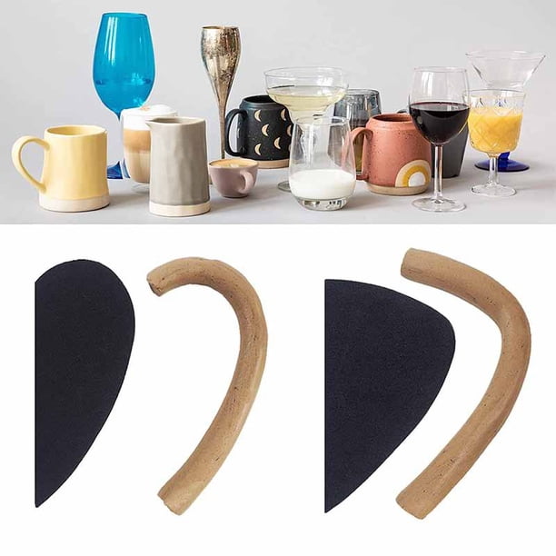 Molde Para Tazas De Cerámica - Madera, Medidas 220x60mm, Con Mango