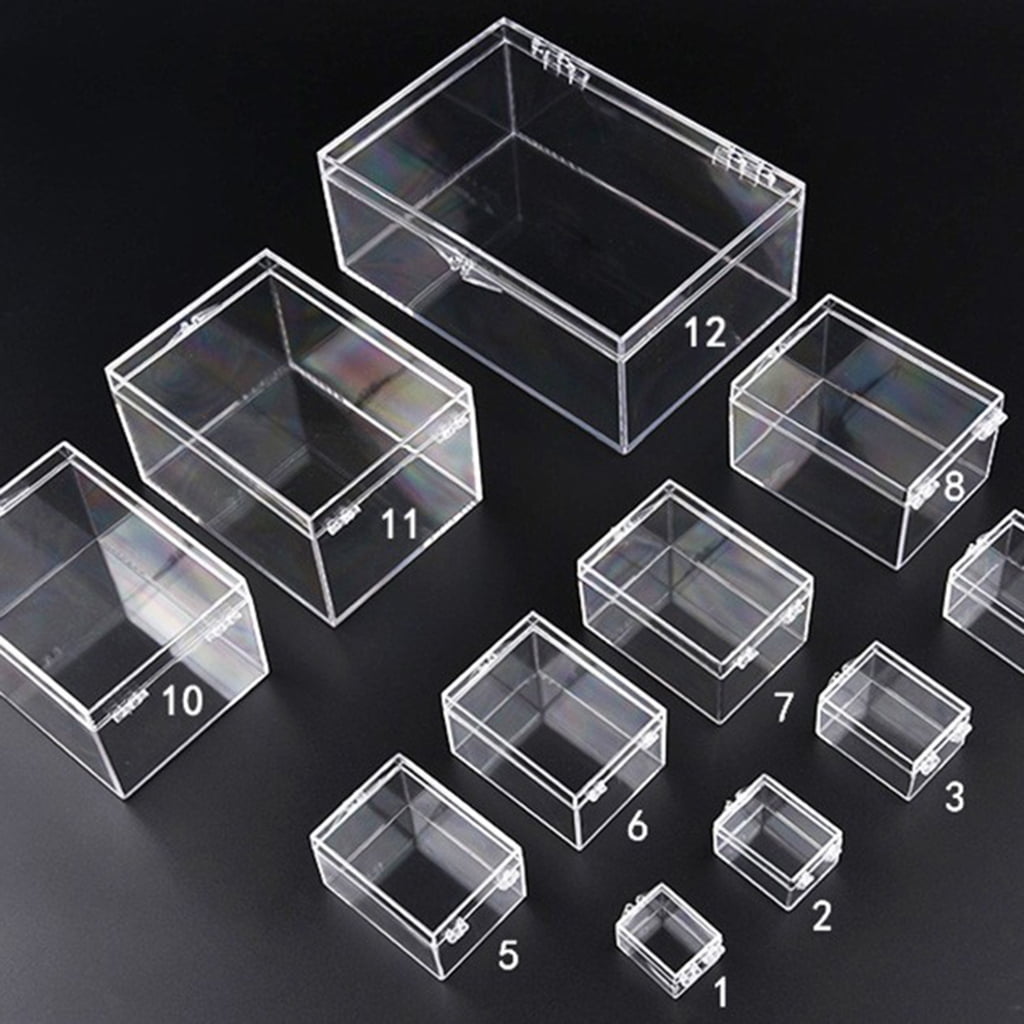 ANXPTIME Multipurpose Clear Acrylic Storage Box Spacious Design for Crafts and More