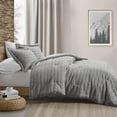 thumbnail image 5 of Madison Park Polyester Amara Carved Fur Comforter Set in Grey Finish MP10-7684, 5 of 5