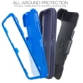thumbnail image 3 of for Samsung Galaxy A01 A015 Heavy Duty Case Phone Case Layer Full-Body Rugged Clear Back Case Drop Resistant Shockproof Case with Built In Screen Protector (Blue), 3 of 4
