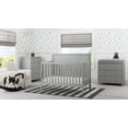 Delta Children Cambridge Mix and Match 4in1 Convertible Crib Rustic