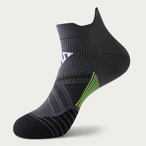 6 Pairs Ankle Compression Socks for Men & Women, Low Cut Athletic Running Compression Socks with Ankle Support, Breathable Anti Blister Sports Socks