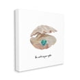 thumbnail image 3 of Stupell Industries Clam Shell Turquoise Pearl Animals & Insects Painting Gallery Wrapped Canvas Print Wall Art, 3 of 5