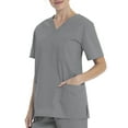 thumbnail image 2 of Scrubstar Unisex Solid V-Neck Scrub Top WM01T895, 2 of 8