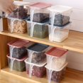 thumbnail image 5 of Airtight Food Storage Containers, Plastic Kitchen Storage Canisters with Handle, Pantry Organization Containers Leak Proof Stackable Jars for Dry Food and Cereal, 5 of 5