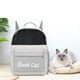 thumbnail image 4 of Mochila grande ventilada para transportar mascotas, ideal para pasear al aire libre, perros y gatos. Gris, 4 of 6