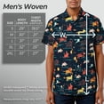 thumbnail image 5 of Men's Lion King Character Stampede Button Down Shirt Navy 2X Large, 5 of 9