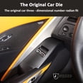 thumbnail image 3 of TINKI ABS Interior Door Armrest Window Switch Panel Cover Trim for Chevrolet Corvette C7 2014-2019 Car Window Lift Trim Switch Panel Decorations Accessories, 3 of 7