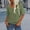 Army Green, variant on Dxzfnsa Women's Solid Color T-Shirt Womens Casual Summer Short Sleeve Round Neck Blouses Loose Basic Tee Tops