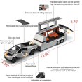 thumbnail image 2 of Auto de Juguete Chengchuang 1/32 Pickup Cybertruck con Remolque y Luces, 2 of 7