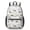 Crane and Dump Truck White, variant on Crane and Excavator White 17" School Backpacks for Teens,Waterproof Oxford Fabric,S-Shape Padded Straps for School,Travel,Hiking,Camping
