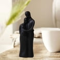 thumbnail image 4 of Figura decorativa de pareja familiar, estatua, decoración para el hogar, arte, amor para la sala de estar Embarazo Negro, 4 of 8