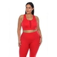thumbnail image 1 of White Mark Women's Racer Back Sports Bra, 1 of 5