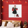 thumbnail image 4 of Stupell Industries Art Deco Fashionable Holiday Shopping Canvas Art, 36 x 36, by Amanda Greenwood, 4 of 8