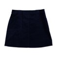 thumbnail image 1 of maison Jules Womens Soft Solid Mini A-line Skirt, Blue, 8, 1 of 2