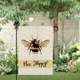 thumbnail image 2 of Spring Garden Flag Bee Happy Flower Floral Summer Vertical Double Sided Burlap 12.5 x 18 Inch Holiday Farmhouse Seasonal Yard Outdoor Decor, 2 of 6