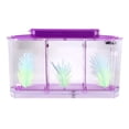 thumbnail image 2 of LAFGUR Small Aquarium, Desktop Fish Tank, For Betta With LED Light Small Fishes With Water Change Valve, 2 of 8