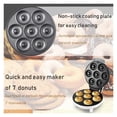 thumbnail image 3 of 1200W Mini Electric Donut Maker Household Breakfast Machine Kitchen Appliance ,Easy to Operate, 3 of 6