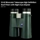 thumbnail image 5 of Binoculares profesionales 12x42 HD para adultos, ideal para conciertos y actividades al aire libre, color verde oscuro sin logo, 5 of 6