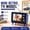 Blue, variant on Mini Working TV for 1:12 Scale Dollhouse - 1500mAh Battery 8 Hour Playback, IPS Full View Screen with 8GB Storage, Tiny Television Decor for Collectors