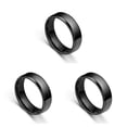 thumbnail image 3 of Qarigey Anillo de banda unisex Joyería de mano estética Regalos de cumpleaños Negro Tamaño 13 Type1 NO1 Qarigey  CBP222649, 3 of 6