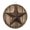 Brown, variant on Welcome Sign for Front Door, Western Star Retro Round Metal Welcome Front Porch Decoration, Brown Vintage Wood Grain Entryway Wall Hanging Sign for Living Room Kitchen Hallway Housewarming Gift 6''