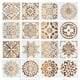 thumbnail image 2 of 16pcs / Set Plantilla de pintura de mandala de corte de plantilla reutilizable Pintura de de pared de piso (6x6 pulgadas), 2 of 9