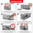 thumbnail image 4 of Humane Mouse Trap Pack of 4 - Live Mouse Traps Catch and Release Trap for Indoor and Outdoor Use - Reusable Mouse Traps, Safe & Effective No Kill Mouse Traps - Humane Mouse Traps Catch and Release, 4 of 9