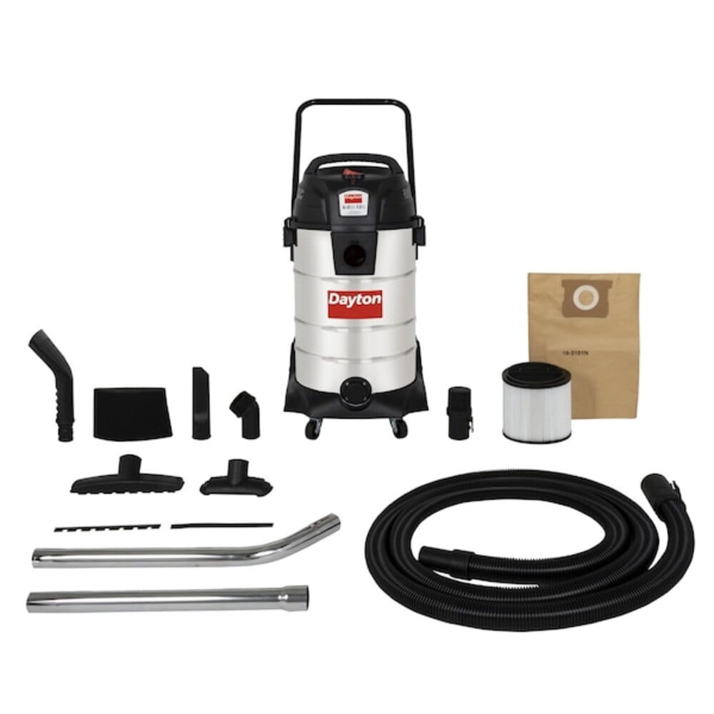 Dayton Wet/Dry Vacuum,12 gal,1,200 W 61HV91