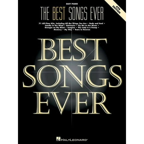 The Best Songs Ever: 71 All-Time Hits, (Paperback)