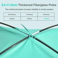 thumbnail image 6 of Beach Tent Sun Shelter for 4 Person with UPF 50＋ UV Protection, Lightweight & Easy Setup Beach Shade Canopy, 6 of 11