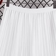 thumbnail image 5 of Roncen Women Midi Skirt Elastic High Waist Lace Tulle Skirt Pleated Skirt, 5 of 6
