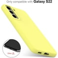 thumbnail image 5 of Compatible with Samsung Galaxy S22 Case,Soft Flexible Silicone Gel Rubber Bumper Cover,Slim Fit Full Body Shockproof Protective Phone Case for Samsung Galaxy S22 Bright Yellow, 5 of 16