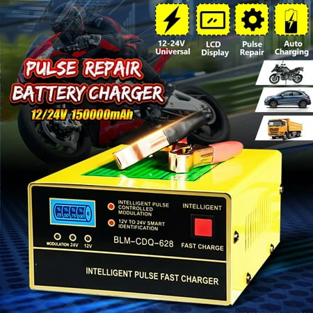 Chargeur automatique de batteries au plomb pour voitures et motos